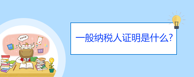 一般纳税人证明是什么