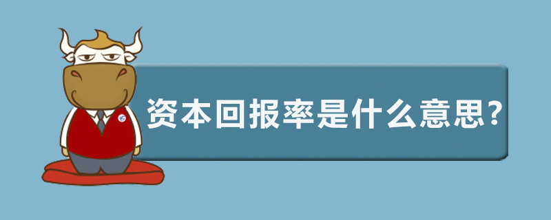 资本回报率是什么意思