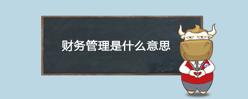 财务管理是什么意思